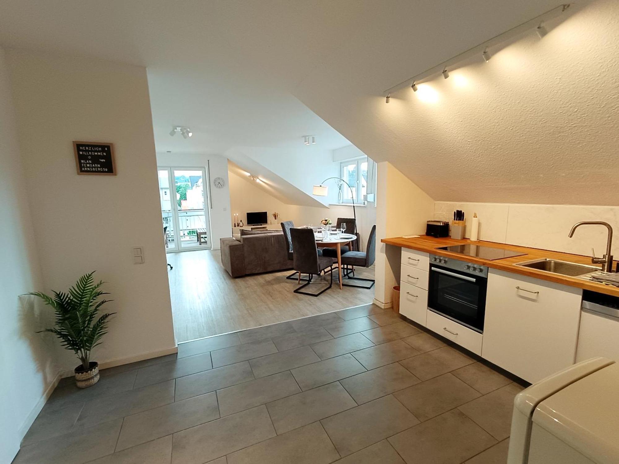 Ruhrheimat Ferienwohnung Am Ruhrtalradweg In Arnsberg Extérieur photo